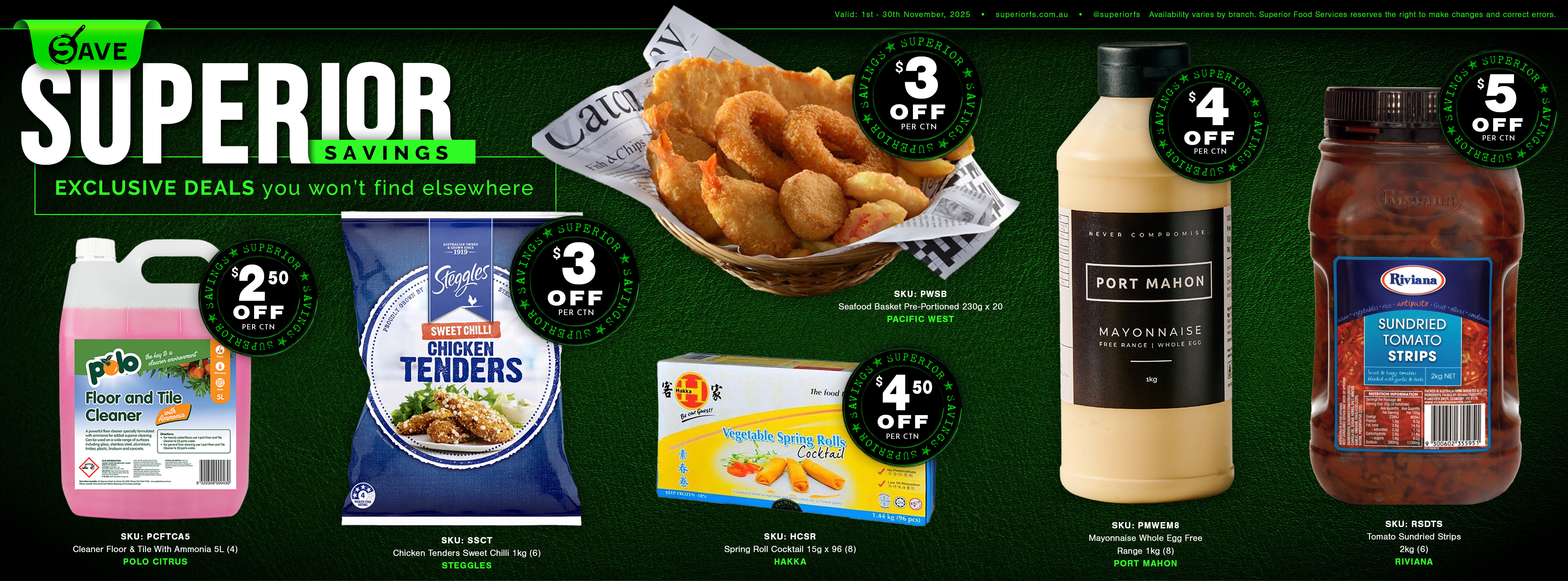 November Superior Savings